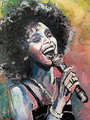 Whitney Houston  - celebrities-who-died-young fan art
