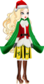 Apple White with her Cape (Christmas Cartoon Vector) - ever-after-high fan art