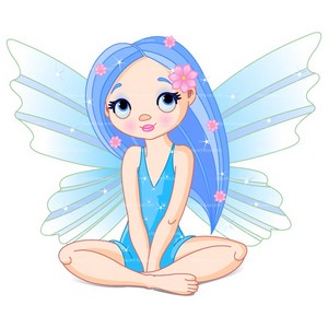  Baminnia Benson as a Blue Fairy