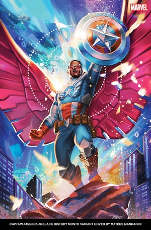CAPTAIN AMERICA no.6 | Black History Month Variant Cover