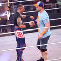 Carmelo Hayes and John Cena | WWE NXT | October 10, 2023 - wwe photo