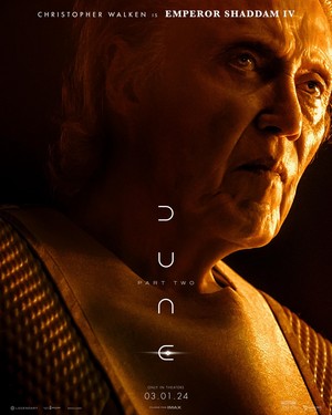  Christopher Walken is Emperor Shaddam IV | Dune: Part Two | Character Poster