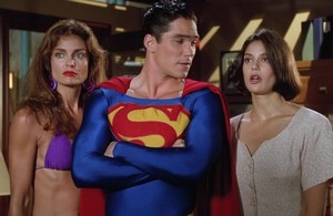  Superman Together with Lois Lane and Cat Grant from "Daily Planet"