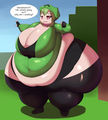 Fat Creeper Mob Talker Anime Mod - minecraft fan art