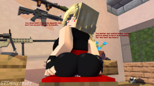 Giant Minecraft Woman Gun Mod