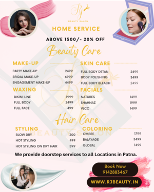  home pagina Service | Makeup | Bridal | Threading | Haircare