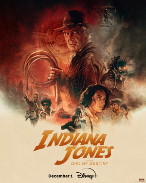  Indiana Jones and the Dial of Destiny | Promotional poster | Дисней Plus: December 1