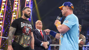  John Cena and Roman Reigns | Friday Night Smackdown | October 13, 2023