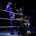 Judgment Day: Damian Priest, Finn Bálor and Rhea Ripley | Friday Night Smackdown | November 24, 202 - wwe photo