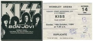 KISS ~London, England...October 14, 1984 (Animalize Tour)