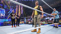LA Knight, Roman Reigns and John Cena | Friday Night Smackdown | October 13, 2023 - wwe photo