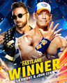 LA Knight and John Cena | Winner | Fastlane 2023 - wwe photo