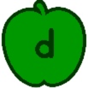 Lowercase Apple D