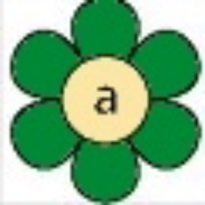 Lowercase Flower A