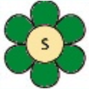  Lowercase цветок S