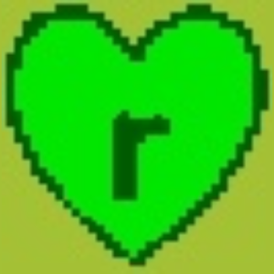  Lowercase coração R