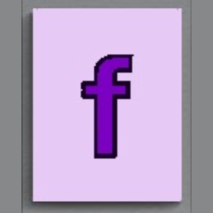 Lowercase Rectangle F