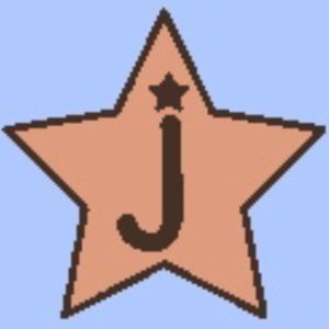  Lowercase Stars J