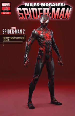  MILES MORALES: SPIDER-MAN no 12 | Biomechanical Suit Marvel’s Spider-Man 2 Variant C. | Jerad Mara