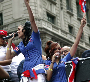 Nina Sky at the Puerto Rican Day Parade 