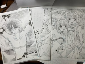 Pink Hanamori`s Manga MMPPP Aqua