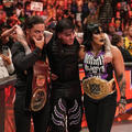 Rhea Ripley, Dominik Mysterio and JD McDonagh | Monday Night Raw | October 30, 2023 - wwe photo