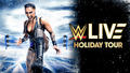 Rhea Ripley |  WWE promo banner for the Holiday Tour 2023 - wwe photo
