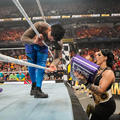 Rhea Ripley vs Jey Uso | Undisputed WWE Tag Team Championship - wwe photo