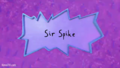 Rugrats (2021) - Sir Spike Title Card - rugrats photo