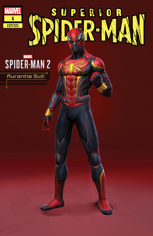  SUPERIOR SPIDER-MAN no 1 | Aurantia Suit | Marvel’s Spider-Man 2 Variant Cover | Raf Grassetti