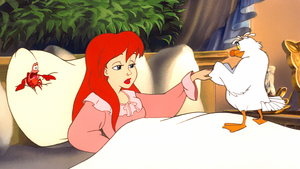  Walt 迪士尼 Screencaps - Sebastian, Princess Ariel & Scuttle