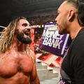 Seth 'Freakin' Rollins and Damian Priest | Monday Night Raw | October 30, 2023 - wwe photo