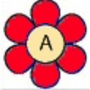 Uppercase Flower A