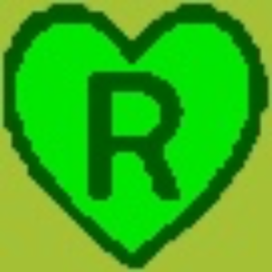  Uppercase coração R