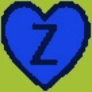 Uppercase Heart Z