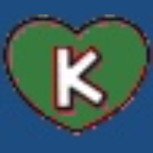 Uppercase Love-Heart K