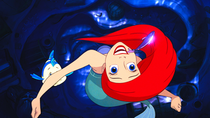 Walt Disney Screencaps – Flounder, Princess Ariel & The Fish