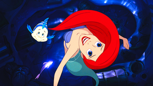  Walt Disney Screencaps – Flounder, Princess Ariel & The ikan