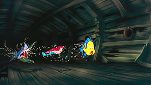  Walt ディズニー Screencaps – Glut, Princess Ariel & ヒラメ