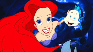  Walt Дисней Screencaps – Princess Ariel & камбала