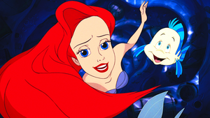  Walt Дисней Screencaps – Princess Ariel & камбала