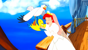  Walt Disney Screencaps - Scuttle, kweta & Princess Ariel