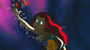  Walt Disney Screencaps – Sebastian, Princess Ariel & menggelepar, flounder