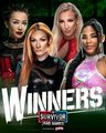 Winners: Charlotte, Becky, Shotzi and Bianca | Survivor Series Women's WarGames Match 2023 - wwe photo