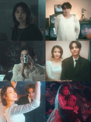  V and IU in "Love wins all" MV
