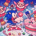 Christmas NiGHTS - sonic-the-hedgehog fan art