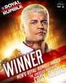 Cody Rhodes | 2024 Men's Royal Rumble Match Winner 2️⃣ YEARS IN A ROW! - wwe photo