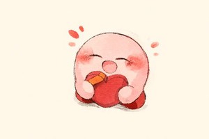  Cute rosado, rosa Kirby