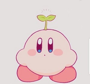  Cute berwarna merah muda, merah muda Kirby