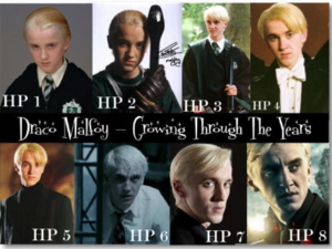  Draco Malfoy jaar 1-8